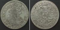 Haus Habsburg AUSTRIA. 15 Kreuzer 1663, Breslau mint, LEOPOLD I, silver VF+ -