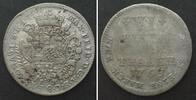 Münster, Bistum German MUNSTER Bishopric. 1/6 Thaler 1763 MAXIMILIAN FRIEDRICH silver VF+ -