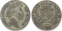 Bayern German States BAVARIA 3 Kreuzer 1832, LUDWIG I, billon VF+ -