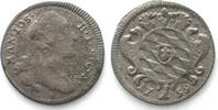 Bayern Germany BAVARIA Kreuzer 1759, MAXIMILIAN III JOSEPH, silver VF+ -