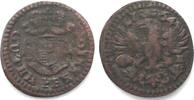 Brandenburg-Bayreuth German BRANDENBURG-BAYREUTH Pfennig 1764 FRIEDRICH CHRISTIAN billon XF -