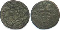 Brandenburg-Bayreuth German BRANDENBURG-BAYREUTH Pfennig 1748 FRIEDRICH III billon VF-XF -