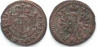 Brandenburg-Bayreuth BRANDENBURG-BAYREUTH Pfennig 1770 CHRISTIAN FRIEDRICH KARL ALEXANDER billon VF -