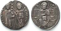 Serbien SERBIA Grosso STEFAN UROS II MILUTIN 1282-1321 silver VF+ -