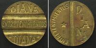 Chile - Tokens CHILE 1990s Gaming Token DIANA ENTRETENIMIENTOS - SANTIAGO brass 27mm -