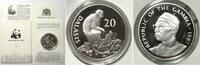 Gambia 1987 GAMBIA 20 Dalasis 1987 Temminck's Colobus Monkey WWF silver ... 69,99 EUR64,99 EUR  Excl. 15,00 EUR Verzending