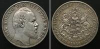 W&uuml;rttemberg Vereinstaler 1866 German States W&Uuml;RTTEMBERG Thaler 1866, KAR... 149,99 EUR  Excl. 15,00 EUR Verzending