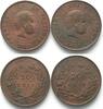 Portugal PORTUGAL 20 Reis 1891 & 1891 A CARLOS I bronze XF/aXF -