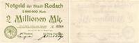 Rodach bei Coburg 2 Millionen Mark -