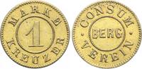 Berg 1 Kreuzer Stadt 1850-1950. -