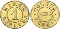 Berg 1 Kreuzer Stadt 1850-1950. -