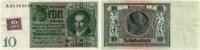 Allgemein Kupon auf 10 Reichsmark Sowjetische Militäradministration in Deutschland 1948. -