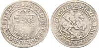Mansfeld-vorderortische Linie zu Eisleben 1/4 Taler Johann Georg, Peter Ernst und Johann Hoyer 1573-1579. -