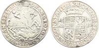 Mansfeld-vorderortische Linie zu Eisleben 1/3 Taler gefälscht auf 2/3 Taler!! 1 1671 Johann Georg III. 1663-1710. Henkelspur, leicht bearbeitet, ...