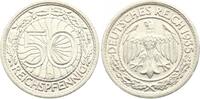 Weimarer Republik 50 Pfennig 1935 D EF