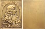 Brandenburg-Preußen Bronzeplakette Friedrich Wilhelm I. 1713-1740. -