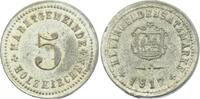 Holzkirchen-Bayern 5 Pfennig 1917 Schrötlingsfehler, sehr schön 8,00 EUR  Excl. 6,00 EUR Verzending