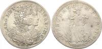 Italien-Neapel und Sizilien Karl VI. von Österreich, Karl III. von Spanien 1707-1734.  1716 Knapp sehr schön