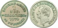 Sachsen-Albertinische Linie 1 Neugroschen Johann 1854-1873. -