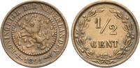Niederlande-Königreich 1/2 Cent Wilhelmina I. 1890-1948. -