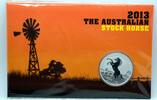 Australien 1 AUD 2013 1 $ 2013 Australien Stock Horse 1 OZ Silver in Coi... 179,00 EUR139,00 EUR  Excl. 20,00 EUR Verzending