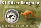 Australien 1 AUD 2005 Kangaroo 1 oz Silver 2005 in Coincard Stempelglanz 129,00 EUR99,00 EUR  Excl. 20,00 EUR Verzending