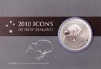 Neuseeland 1 NZD 2010 Kiwi 1 oz Silver 2010 in Coincard Stempelglanz 105,00 EUR85,00 EUR  Excl. 20,00 EUR Verzending