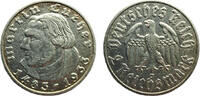 Deutschland 2 Reichsmark Hamburg- Martin Luther -