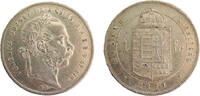 Ungarn 1 Forint 1879 Kremnitz- Franz Joseph I. AU