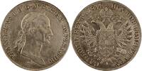 Österreich- Wien 1/2 Taler 1834 Franz II. (I.) VF+