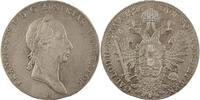 Ungarn- Kremnitz 1 Taler 1825 Franz II. (I.) VF