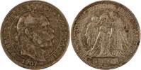 Ungarn- Kremnitz 5 Korona 1907 KB Franz Joseph I.- Krönungsszene Sehr Schön