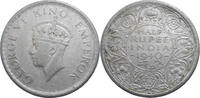 India 1/2 Rupee 1940 George VI. (1936-1952) VF 22,00 EUR  Excl. 4,90 EUR Verzending