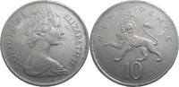 Great Britain 10 Pence 1973 Elizabeth II. (1952-2022) VF 4,00 EUR  Excl. 4,90 EUR Verzending