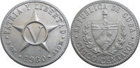 Cuba 5 Centavos 1960 EF 5,00 EUR  Excl. 4,90 EUR Verzending