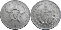 Cuba 5 Centavos 1961 VF 5,00 EUR  Excl. 4,90 EUR Verzending