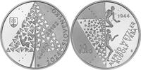 Slovakia 10 Euro 80th Anniversary of the Vrba-Wetzler report on the Auschwitz-Birkenau -