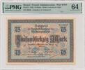Lithuania Memel, 75 Mark 1922 - PMG 64 -