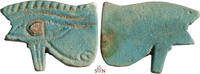  Egyptian Faience Udjat / Wedjat Eye - Late Period, 664-332 BC   