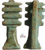   Egyptian Faience Djed Pillar Amulet Pendant - Late Period, 664-332 BC  170,00 EUR  Excl. 10,00 EUR Verzending