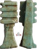   Egyptian Faience Djed Pillar Amulet Pendant - Late Period, 664-332 BC  145,00 EUR  Excl. 10,00 EUR Verzending