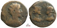 CILICIA, Seleucia ad Calycadnum - Trebonianus Gallus - busts of Apollo and Artem -