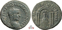 MESOPOTAMIA, Nisibis, Philippus I. AE 24 mm - Tetrastyle temple with Tyche - BMC -