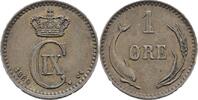 Dänemark Cu-1 Öre Christian IX. 1863-1906 -