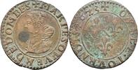 Frankreich-Dombes Cu-Double Tournois Marie 1608-1627. -