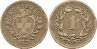 Schweiz-Eidgenossenschaft 1 Rappen 1857 -