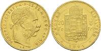 Haus Österreich 8 Forint (20 Franken) 1891 Franz Josef I., Kaiser von Ös... 650,00 EUR  Excl. 8,00 EUR Verzending