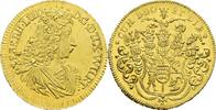 Württemberg Dukat o.J. (nach 1706) Eberhard Ludwig 1693-1733 Prachtexemplar, UNC-