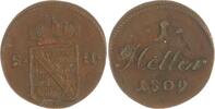 Sachsen-Hildburghausen Cu Heller Friedrich 1784-1826. -