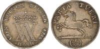 Braunschweig-Wolfenbüttel 1/9 Taler August Wilhelm 1714-1731. -